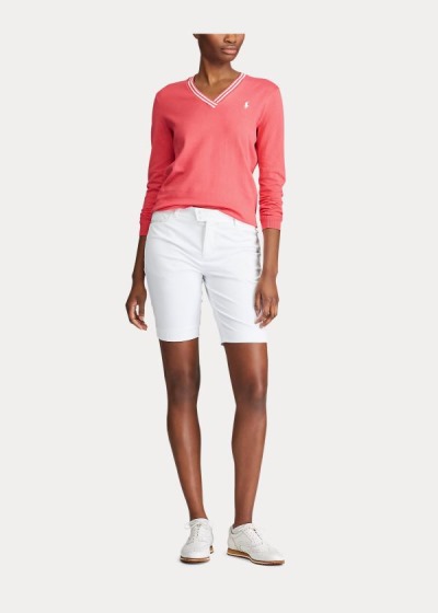 Suéter Ralph Lauren Algodão V-Neck Golf Mulher 52086-WTJC